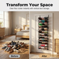 🏆 Over-the-Door Shoe Rack Organizer – 24 pockets & tool-free install – Fits standard doors, holds up to 24 pairs – perfect for entryway or closet 🚪✨