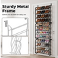 🏆 Over-the-Door Shoe Rack Organizer – 24 pockets & tool-free install – Fits standard doors, holds up to 24 pairs – perfect for entryway or closet 🚪✨