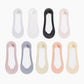 3 Pairs Women's Ultra-Invisible Sheer Mesh Low-Cut Boat Socks