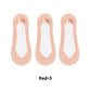 3 Pairs Women's Ultra-Invisible Sheer Mesh Low-Cut Boat Socks