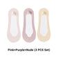 3 Pairs Women's Ultra-Invisible Sheer Mesh Low-Cut Boat Socks