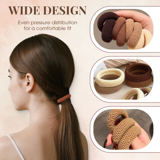 Durable Wide Elastic Hair Tie（10 PC）