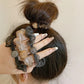 Elegant Rhinestone Mesh Hair Ties（2 PC)