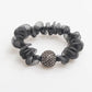 Elegant Rhinestone Mesh Hair Ties（2 PC)