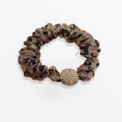 Elegant Rhinestone Mesh Hair Ties（2 PC)