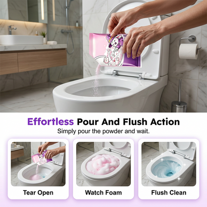 🍑🌟Automatic Foaming Toilet Bowl Cleaner Powder