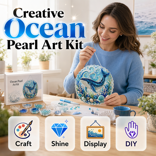 🌞💙Summer Hot Sale– Only ￡19.99‼️🌊DIY Ocean Pearl Painting🌊 – Create Your Own Unique Wall Art with a Beautiful Sea Theme