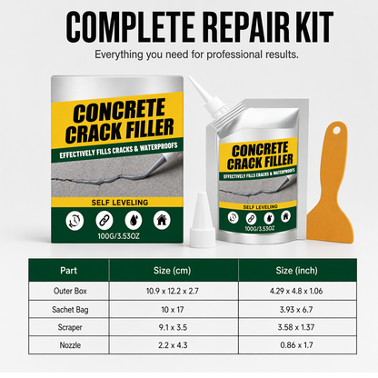 🔥🔥Waterproof Concrete Crack Filler & Sealant