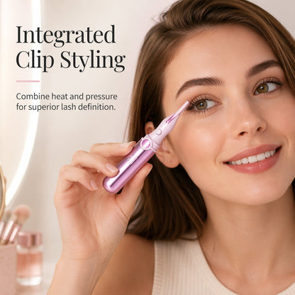 🔥💐Last Day Special Price £11.99‼️ ✨Rechargeable Heated Eyelash Curler | Get Long-Lasting Perfect Lash Curls Anytime🔋