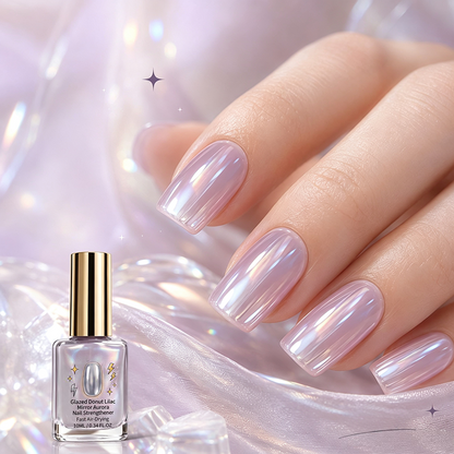 💜💅Last Day Special Price 50% OFF - Buy 1 Get 1 Free✨Lilac Glossy Mirror Nail Strengthener