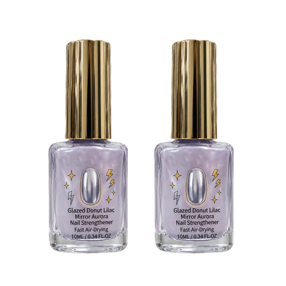 💜💅Last Day Special Price 50% OFF - Buy 1 Get 1 Free✨Lilac Glossy Mirror Nail Strengthener