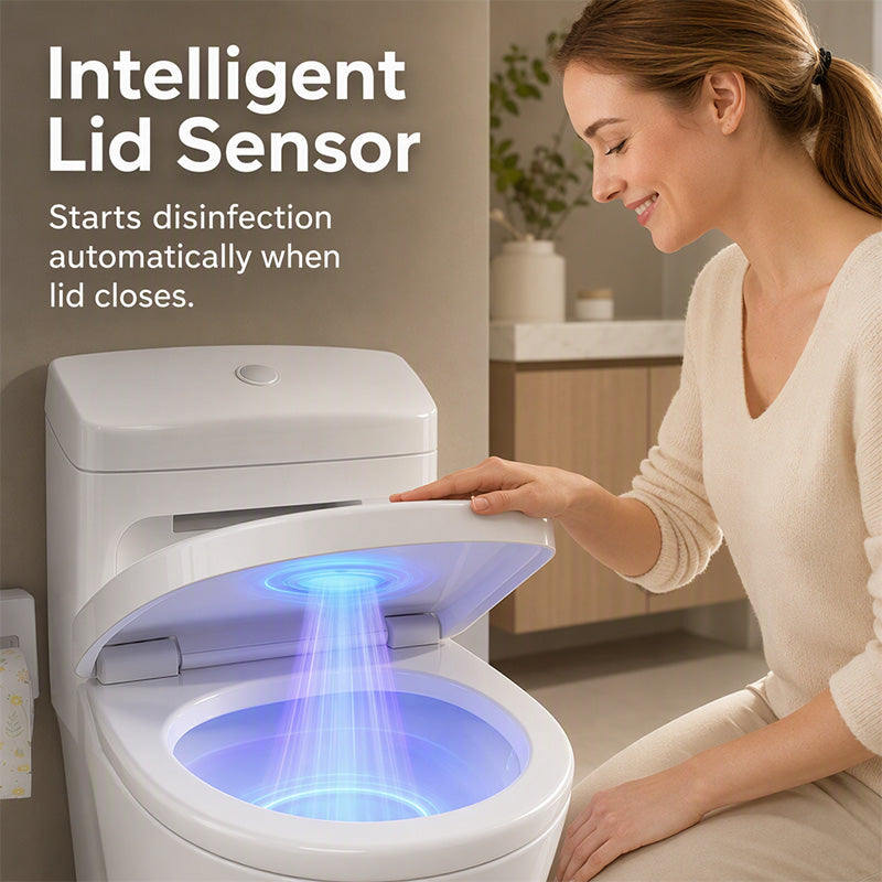 🍃🏆Special Price £10.99 ! 🚽 Smart UVC Toilet Sterilizer Light