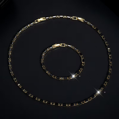 ⏳Time-Limited Special⏰Add Street-Luxe Shine Instantly! Cubic Zircon Men's Jewelry Set