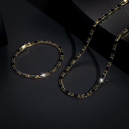 ⏳Time-Limited Special⏰Add Street-Luxe Shine Instantly! Cubic Zircon Men's Jewelry Set