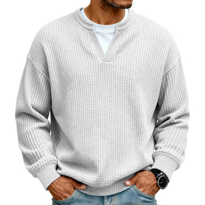 📢Layered Comfort Waffle Tee