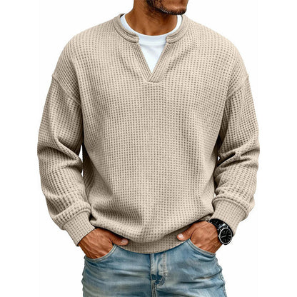 📢Layered Comfort Waffle Tee