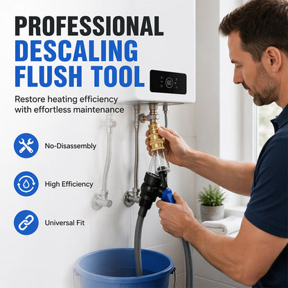 🥳2026 HOT SALE🥳💞50K+ SOLD! 💰🔥 50% OFF! Sediment Remover Tool – blasts away mineral buildup that wastes energy & hikes bills. Brass connectors, leak-proof seal – restores factory efficiency in 15 minutes! 📊✅