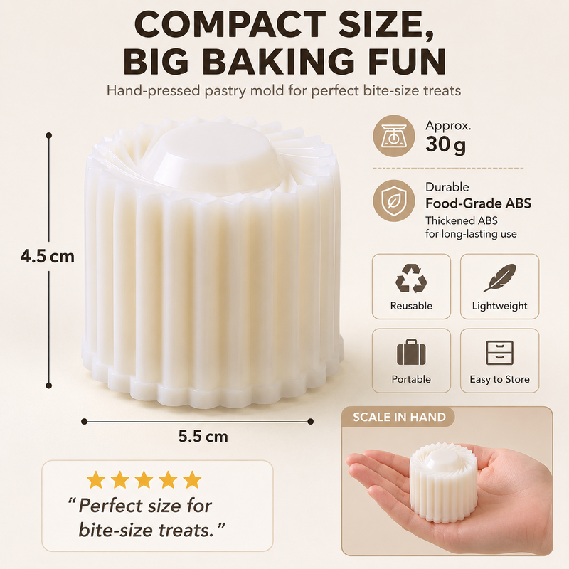 🥳2026 Holiday Special🎄🔥50% OFF — Creative Pastry Mold Set – fully detachable design, cleans in seconds with no trapped dough. Sharp engraved patterns deliver bakery-quality results every time. Baking made easy & fun! 🧼✨