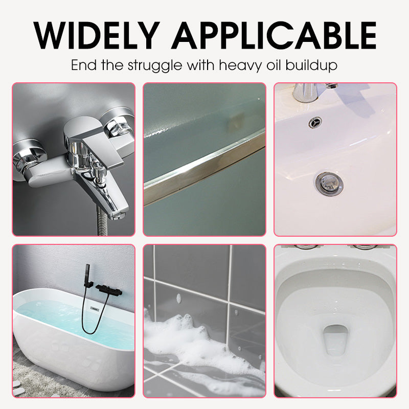 🧼 Multi-Purpose Bathroom Cleaner Spray: Removes Limescale & Soap Scum, Botanical Scent, Safe for Glass & Tiles