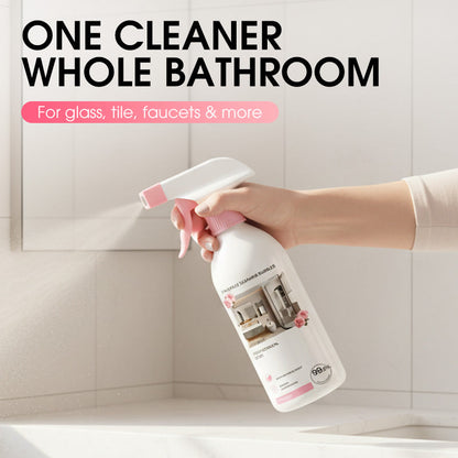 🧼 Multi-Purpose Bathroom Cleaner Spray: Removes Limescale & Soap Scum, Botanical Scent, Safe for Glass & Tiles