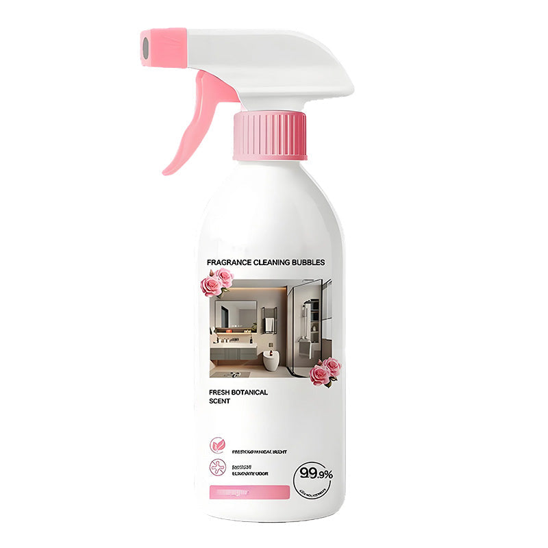 🧼 Multi-Purpose Bathroom Cleaner Spray: Removes Limescale & Soap Scum, Botanical Scent, Safe for Glass & Tiles