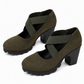 🎁2026 New Arrivals💥50% OFF! 👠Women's Round Toe Crisscross Strap Mary Jane Platform Chunky High Heels-Q
