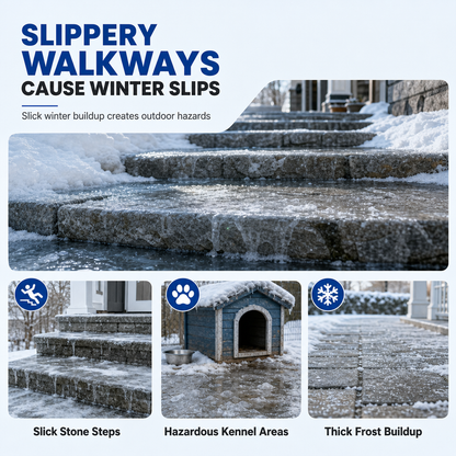 🥳🥳2026 HOT SALE🥳💞50K+ SOLD! ❄️🐾 50% OFF! Outdoor De-Icing & Snow Melting Spray – pet-safe, dissolves frost on contact. Clear steps, walkways & patios fast! 🛡️✅