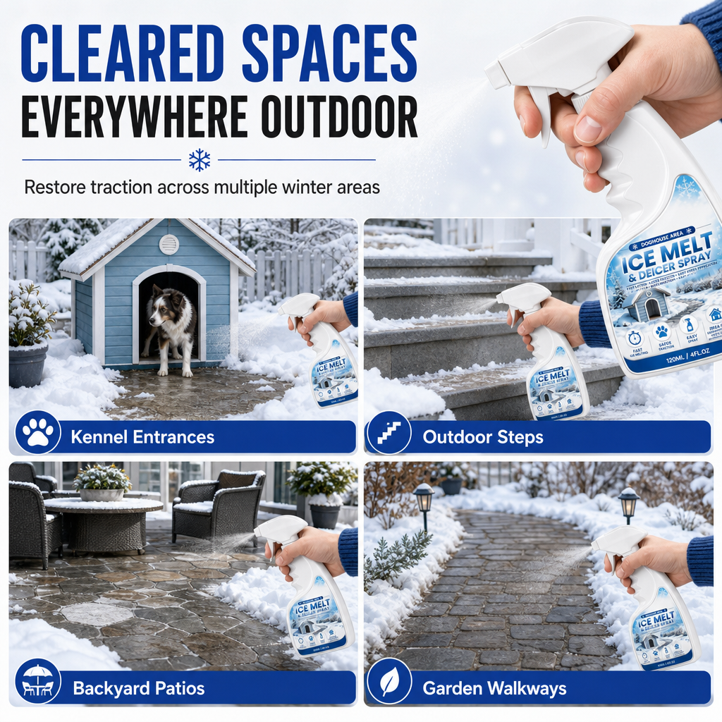 🥳🥳2026 HOT SALE🥳💞50K+ SOLD! ❄️🐾 50% OFF! Outdoor De-Icing & Snow Melting Spray – pet-safe, dissolves frost on contact. Clear steps, walkways & patios fast! 🛡️✅